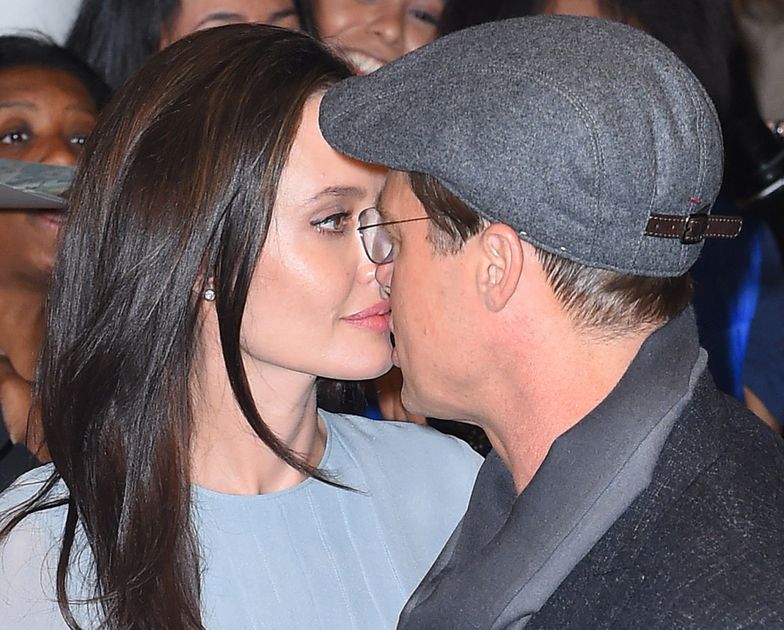 Angelina Jolie i Brad Pitt na pokazie "Nad morzem"