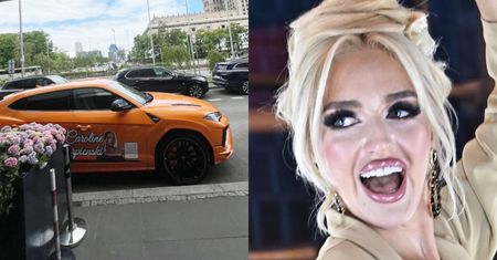 Warszawiacy, strzeżcie się: Caroline Derpienski zleciała do kraju i kupiła (?) auto! Fajnie je okleiła?