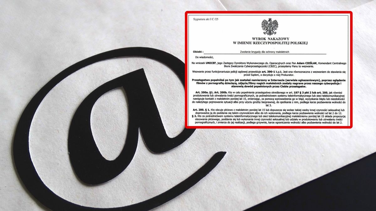 Fałszywa wiadomość e-mail