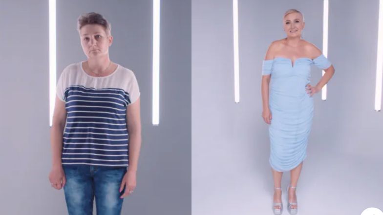 Przemiana uczestniczki programu "10 lat młodsza w 10 dni" 