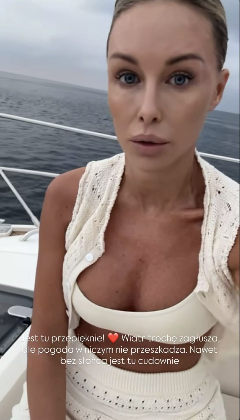 Małgorzata Rozenek relacjonuje rajskie wakacje na Malediwach