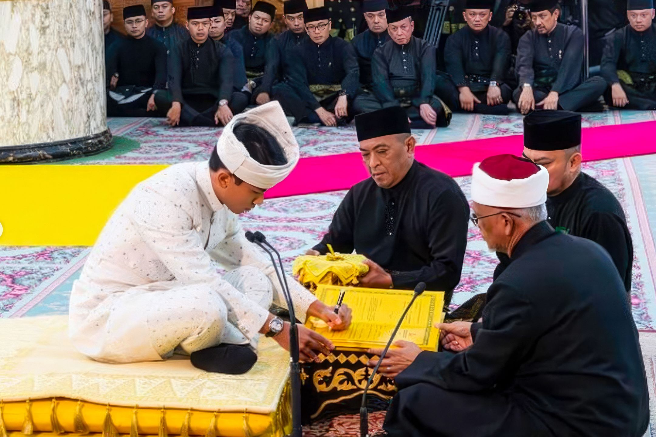 Ślub syna sułtana Brunei, księcia Abdula Mateena i Anishy Isy Kalebic