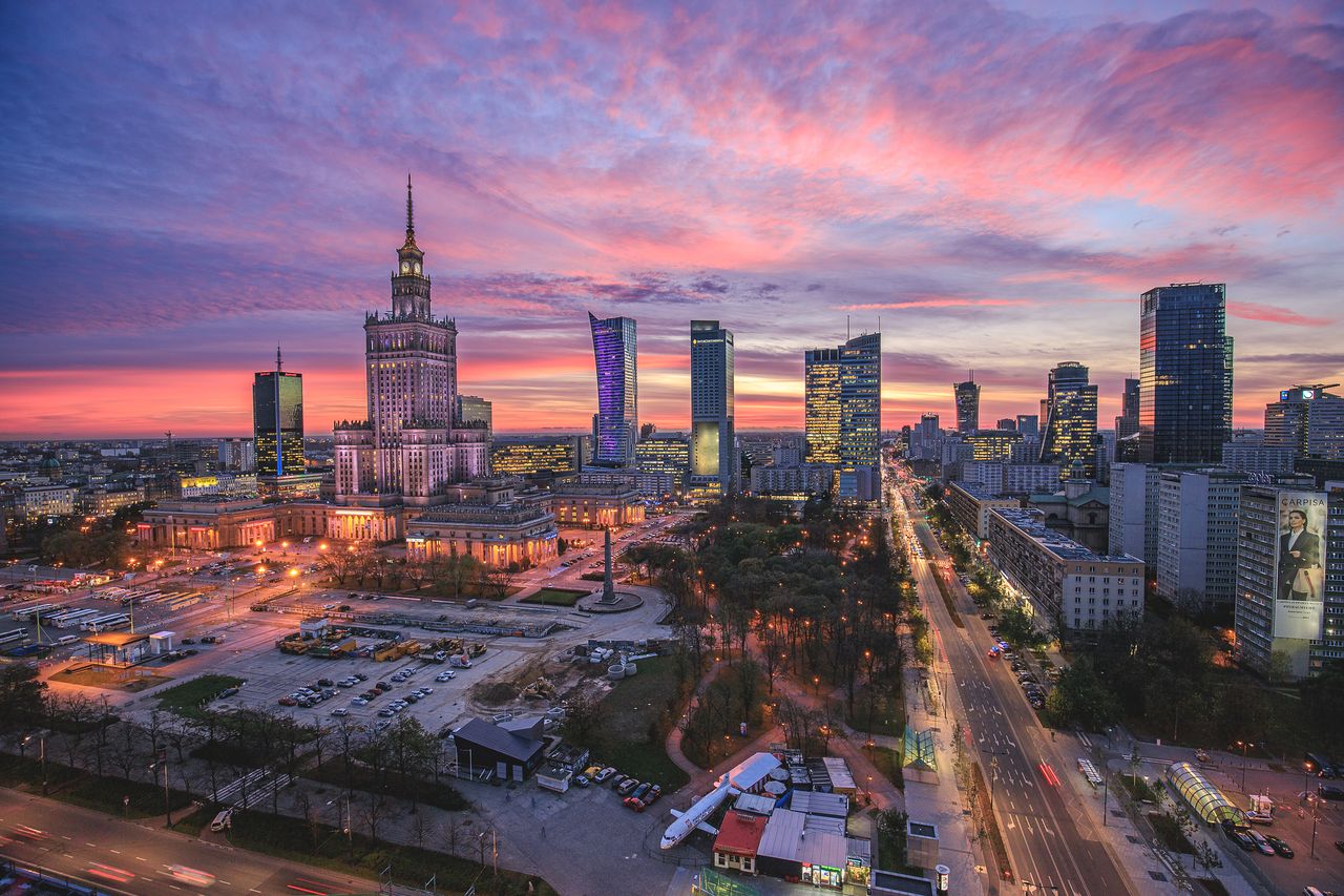 Zobaczcie, jak powstał time-lapse Warszawy w 4K