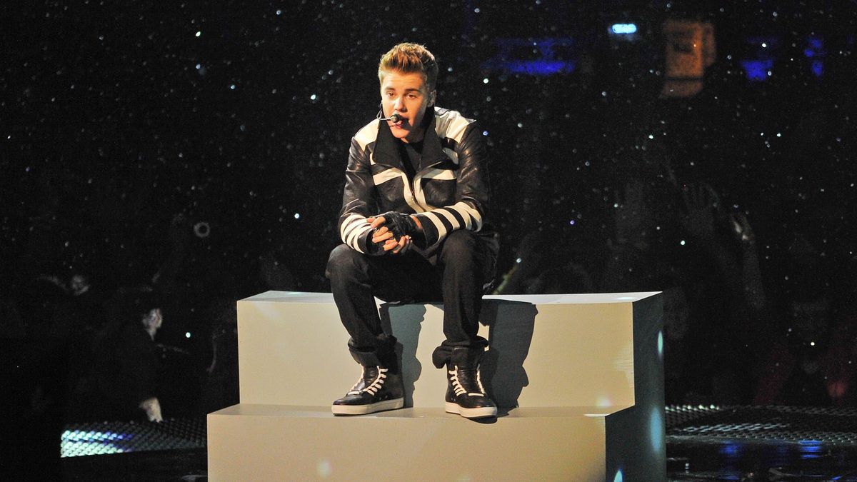 scena z: Justin Bieber