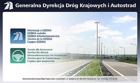 Prognoza pogody dla kierowców od GDDKiA