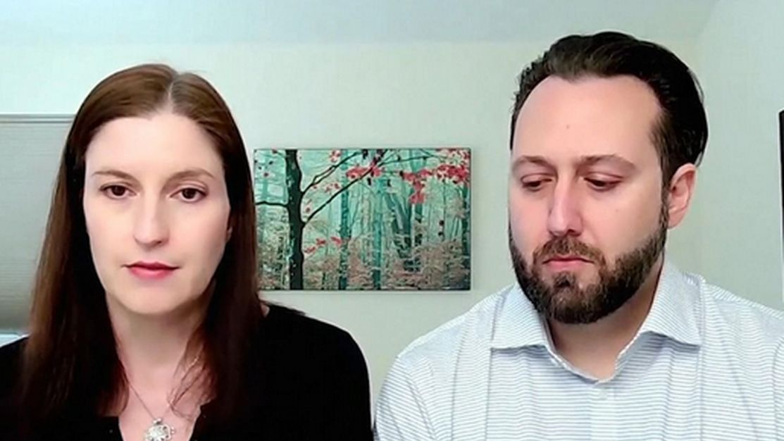 Daphna Cardinale i jej maż. 