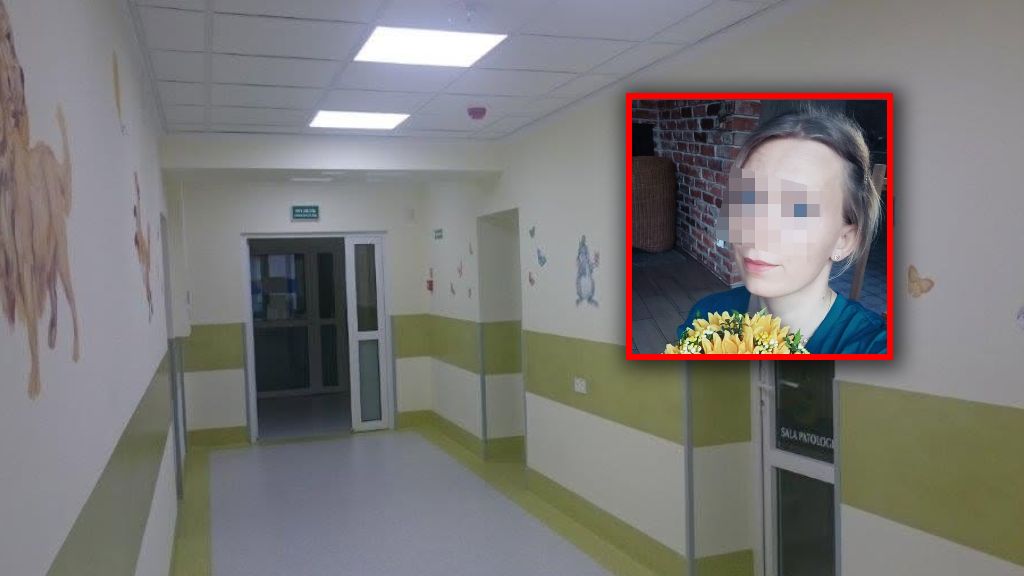 Specjalistyczny Szpital Ginekologiczno-Położniczy im. E. Biernackiego; na miniaturze: zmarła Joanna