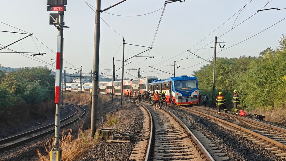 Zderzenie pociągów w Pradze