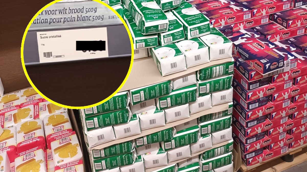 Internauta pokazał cenę cukru w Belgii