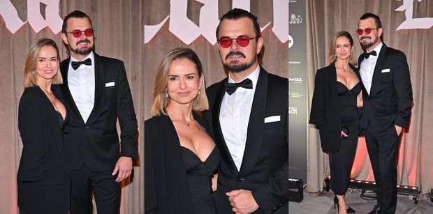 Dawid Ogrodnik bryluje na premierze "Lalki" Z ŻONĄ. Paulina postawiła na dopasowaną z głębokim dekoltem. Para jak z żurnala? (ZDJĘCIA)