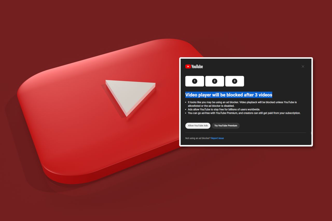 YouTube walczy z blokerami reklam