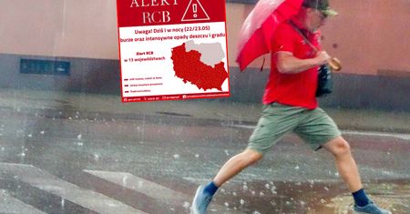 Burze i nawałnice. Ważna informacja dla mieszkańców 13 województw