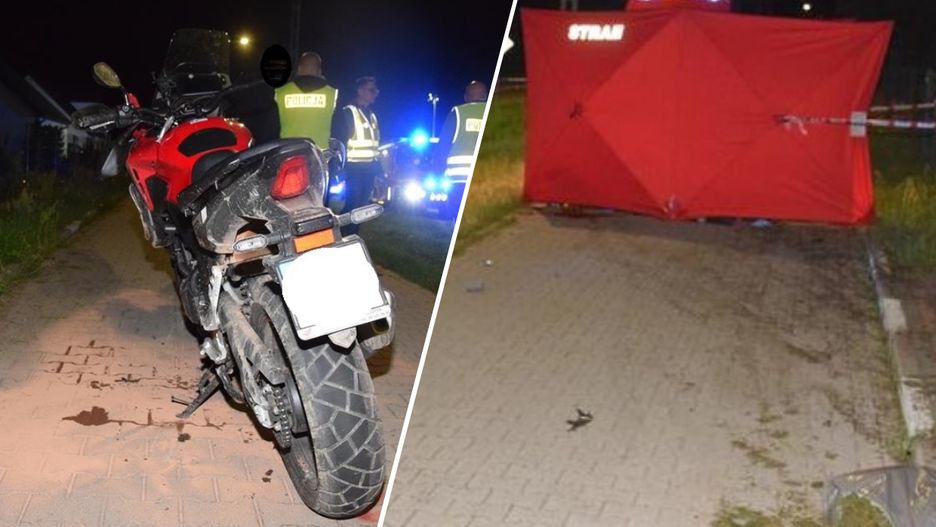 Śmiertelny wypadek na motorze