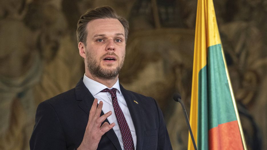 Minister spraw zagranicznych Litwy Gabrielius Landsbergis 