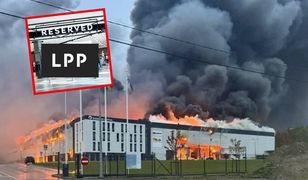 Ubrania polskiej firmy w ogniu po rosyjskim ataku na Lwów