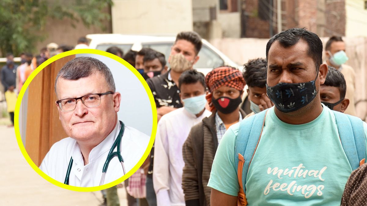 Dr Grzesiowski ostrzega przed nowym wariantem koronawirusa z Indii