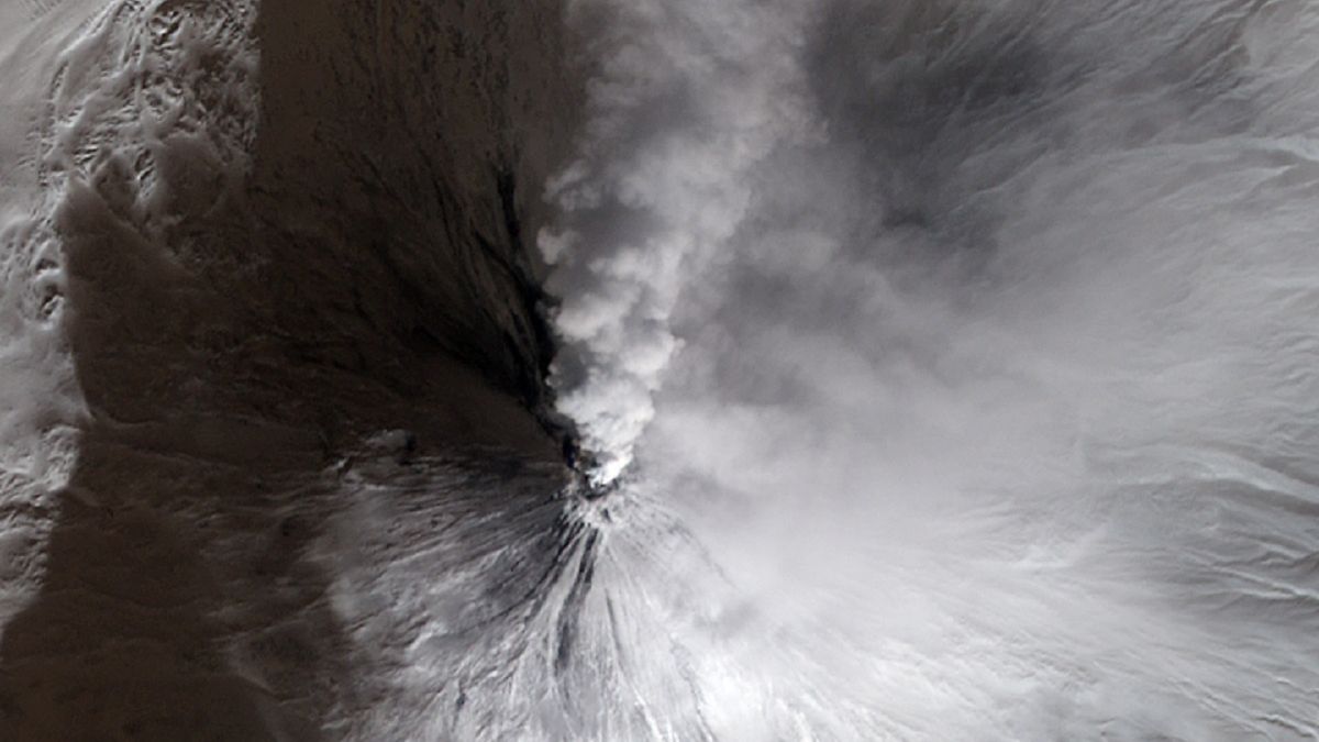 Erupcja wulkanu w Rosji 