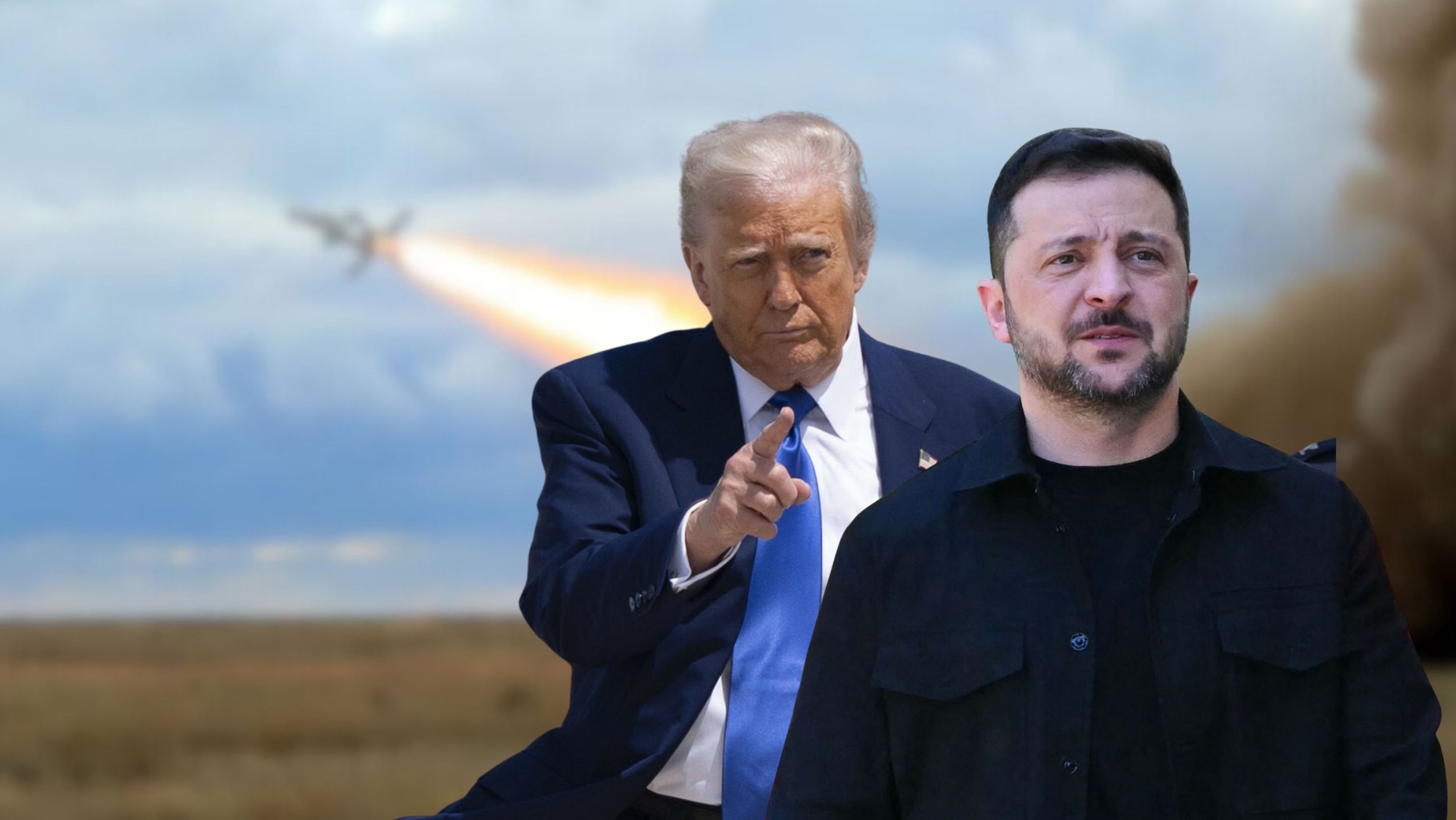 Donald Trump / Wołodymyr Zełenski 