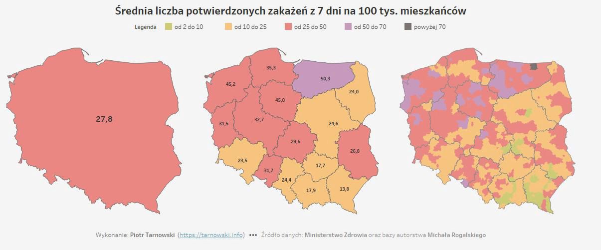 Koronawirus. Za kilka dni już cała Polska będzie spełniać kryteria żółtej strefy