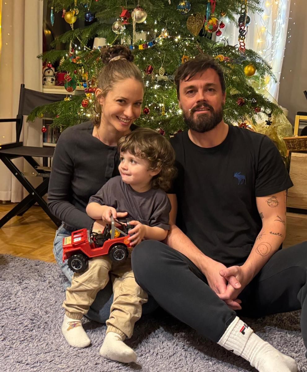 Kasia z partnerem i synkiem 