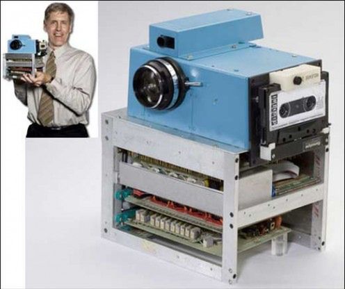 Pierwszy aparat cyfrowy zapisywał zdjęcia na kasetach