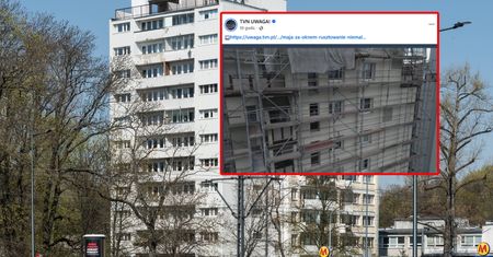 Od 13 lat żyją za rusztowaniem. Dramat w Katowicach