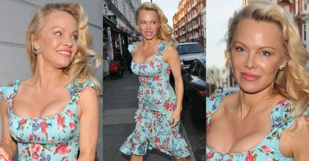 Piersi Pameli Anderson w sukience za 18 tysięcy