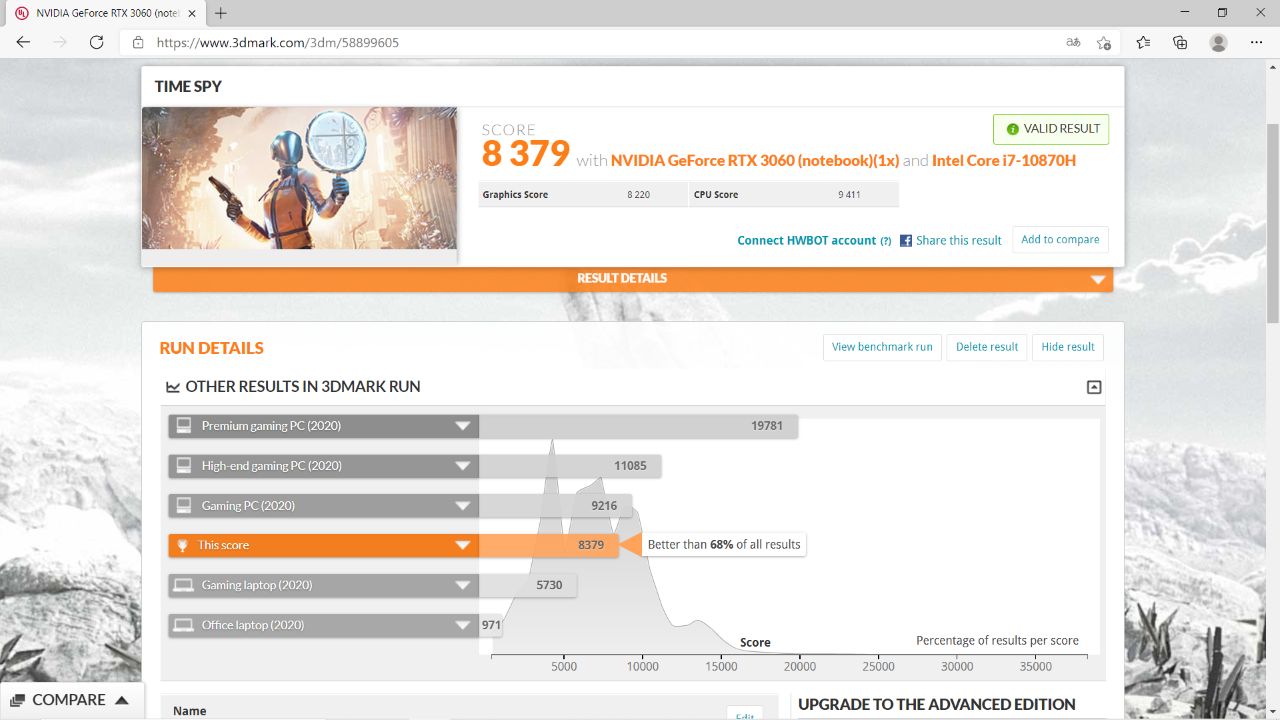 Hyperbook NH5, taka wydajność w super cenie! Co potrafi mobilny GeForce RTX 3060 - test 24