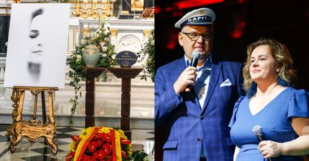 Pogrzeb Joanny Kołaczkowskiej. Artur Andrus pożegnał aktorkę: "Odczuliśmy, że odszedł dla nas ktoś najważniejszy"