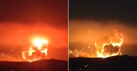 W Syrii zatrzęsła się ziemia po ataku Izraela. Nagranie świadka