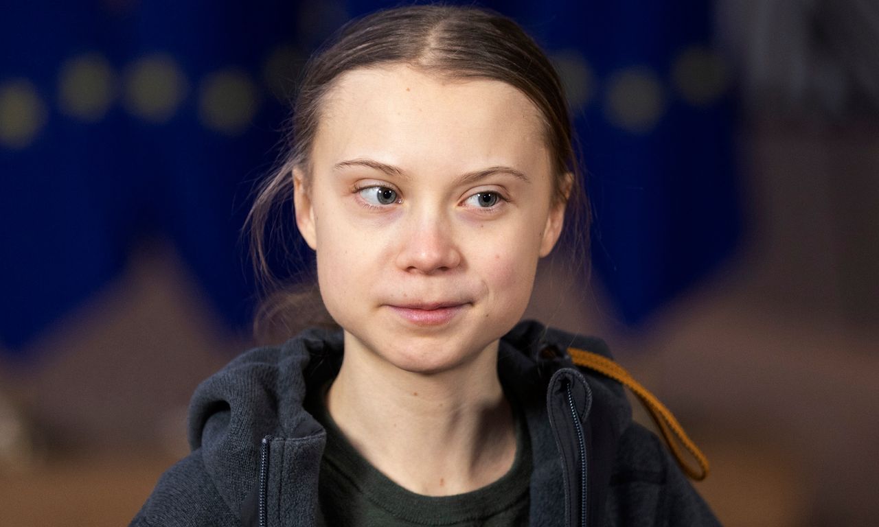 2-letnia Greta Thunberg na zdjęciu z 2005 roku. Aktywistka podzieliła się nim, aby przekazać światu wiadomość