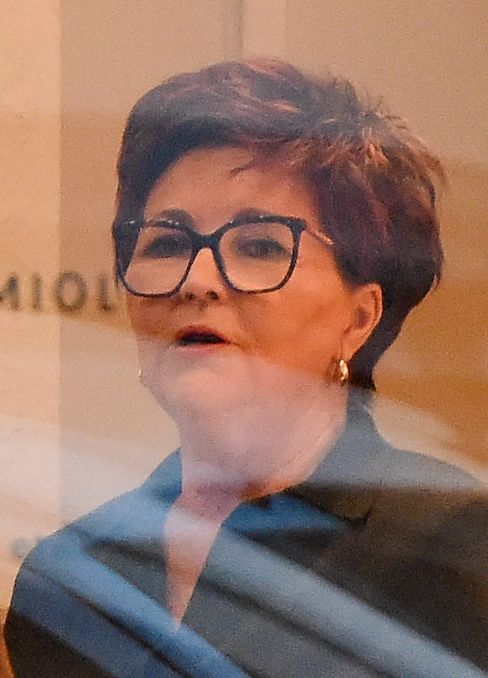 Jolanta Kwaśniewska na zakupach w butiku