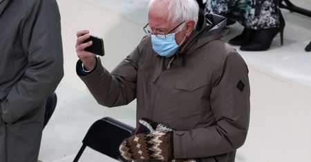 Zaprzysiężenie Bidena. Bernie Sanders gwiazdą inauguracji