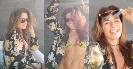 Natasza Urbańska w bikini celebruje weekend z kieliszkiem wina w ręce (FOTO)