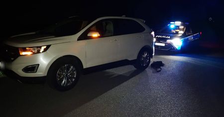 Potrącenie pieszego w Łempinie (gmina Raciąż). Lądował LPR – apel o ostrożność po zmroku!