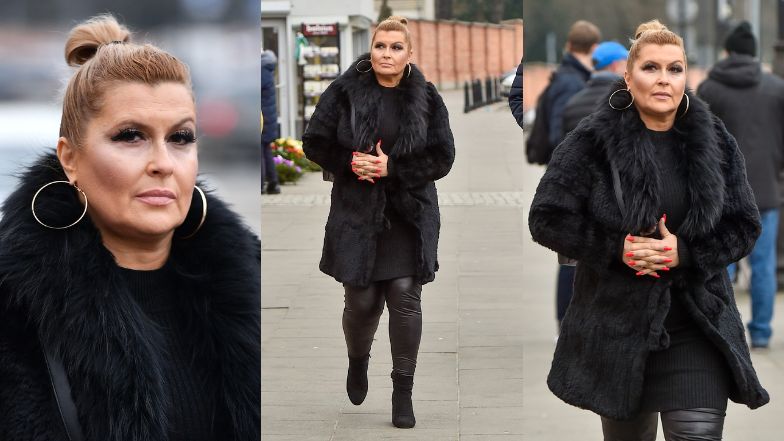 Pogrzeb Emiliana Kamińskiego. Katarzyna Skrzynecka żegna aktora
