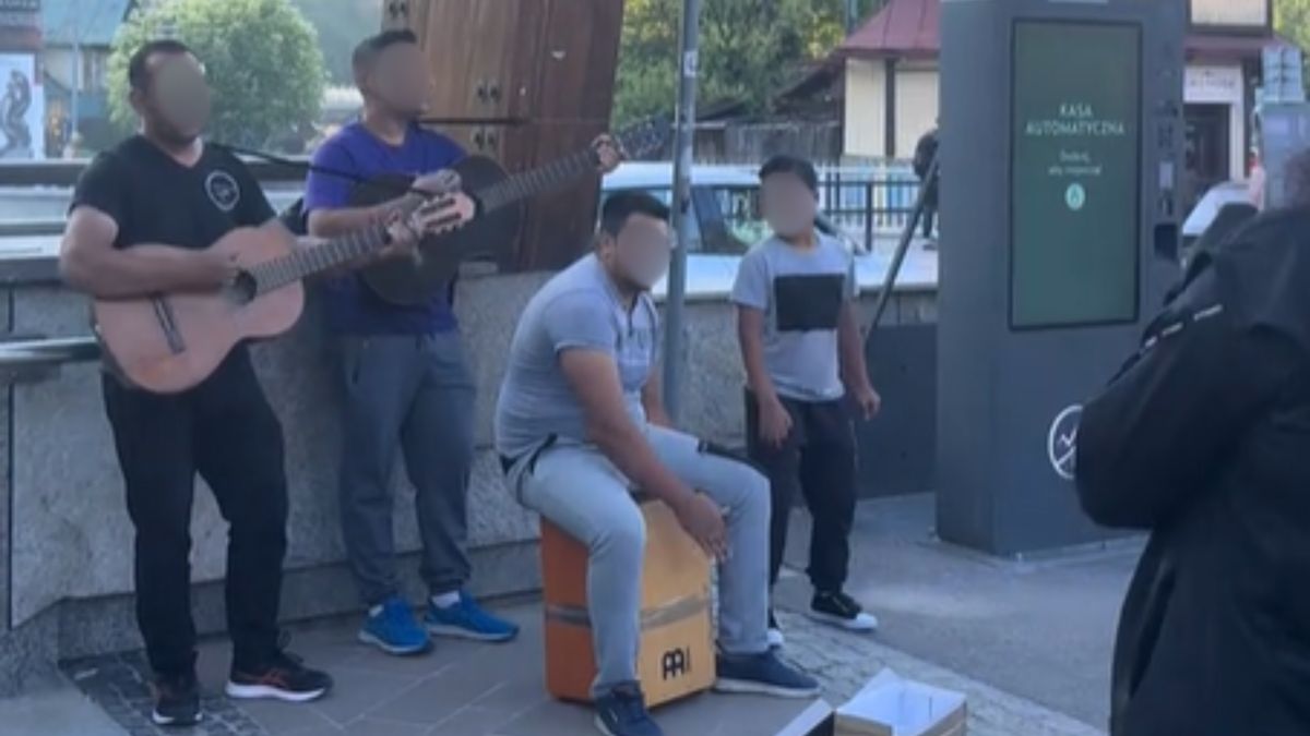 Romska kapela w Zakopanem.