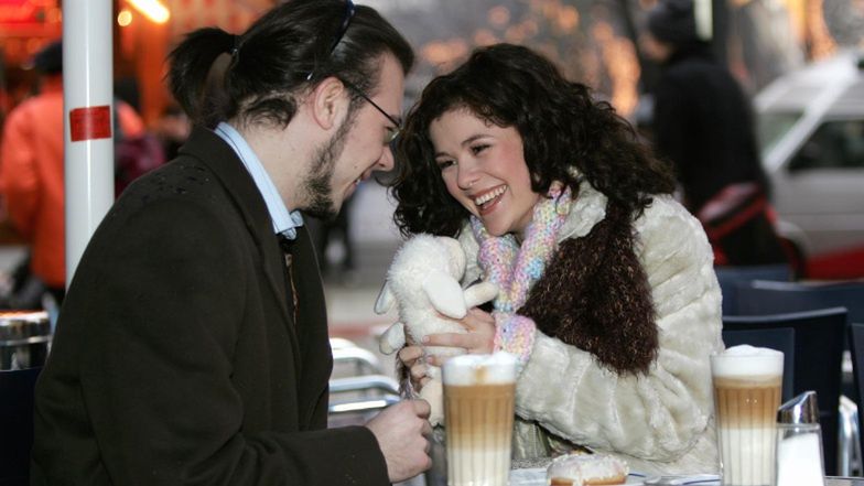 Katarzyna Cichopek z ówczesnym chłopakiem