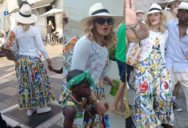 Stylowa Madonna świętuje urodziny we Włoszech