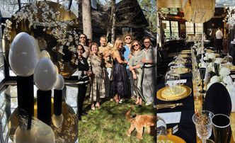 Joanna Przetakiewicz relacjonuje rodzinne święta na bogato. W menu znalazł się kawior, duszona polędwica i zielony "GRASZEK" (ZDJĘCIA)