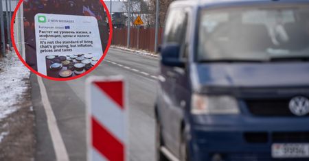 Propagandowe hasła przy granicy polsko-białoruskiej. Oto, co napisali o Polsce
