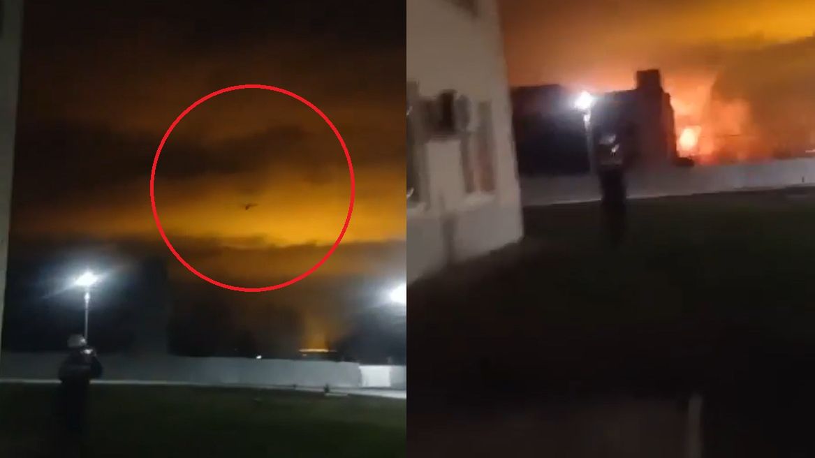 W mediach społecznościowych pojawiły się nagrania z ataku