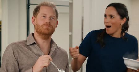 Książę Harry też nabija się z umiejętności kulinarnych Meghan Markle. "Nie jestem pewien, czy dorównuje specjałowi TWOJEJ MAMY"