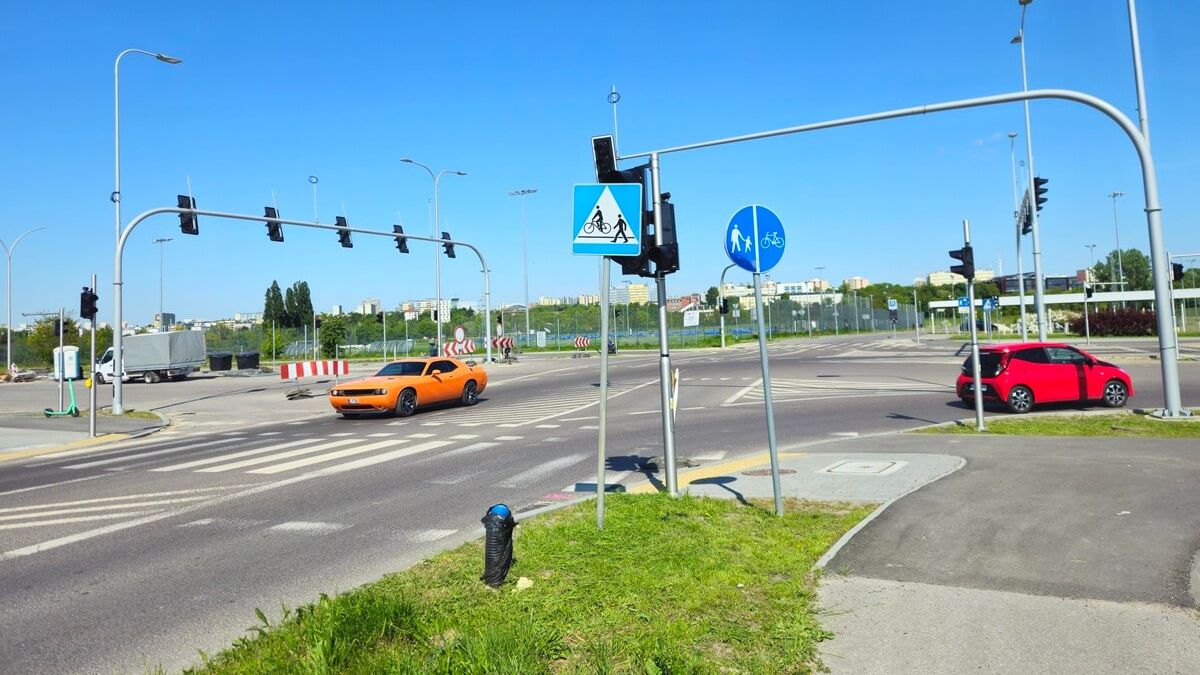 Skrzyżowanie ul. Lubelskiego Lipca '80 z ul. Cukrowniczą
