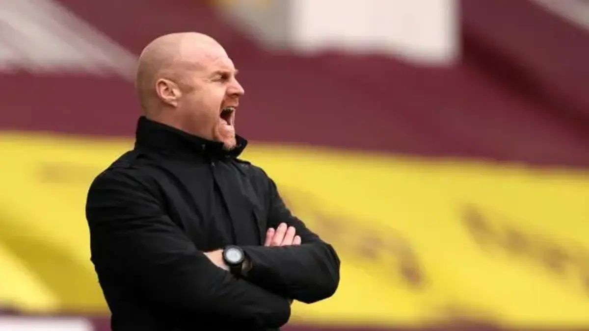 Sean Dyche w czasie meczu Premier League