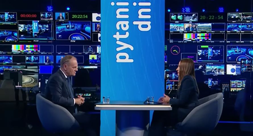 Tak politycy koalicji dominują w Telewizji Polskiej. Proporcje jak za rządów PiS