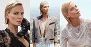 Odmłodzona Charlize Theron kusi głębokim dekoltem na okładce "Elle"