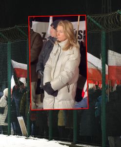 Protest przed więzieniem w Przytułach Starych. "Nie mogła powstrzymać łez"