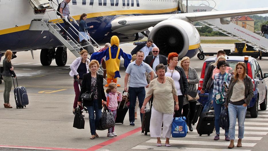 Lotnisko Kraków Airport obsłużyło w sierpniu rekordową liczbę 1,323 mln pasażerów, fot. ilustracyjne/archiwalne T. Bolt/Polska Press