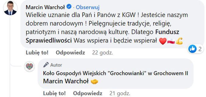 Marcin Warchoł zapowiada, że Fundusz Sprawiedliwości dalej będzie wspierać gospodynie